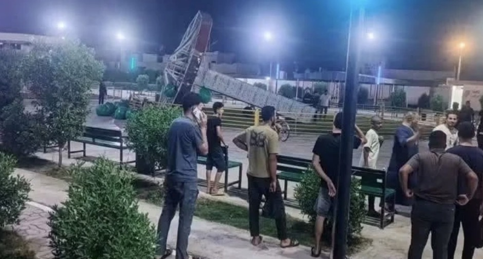 خمسة جرحى من عائلة واحدة بسقوط لعبة داخل متنزه شمال شرقي ديالى