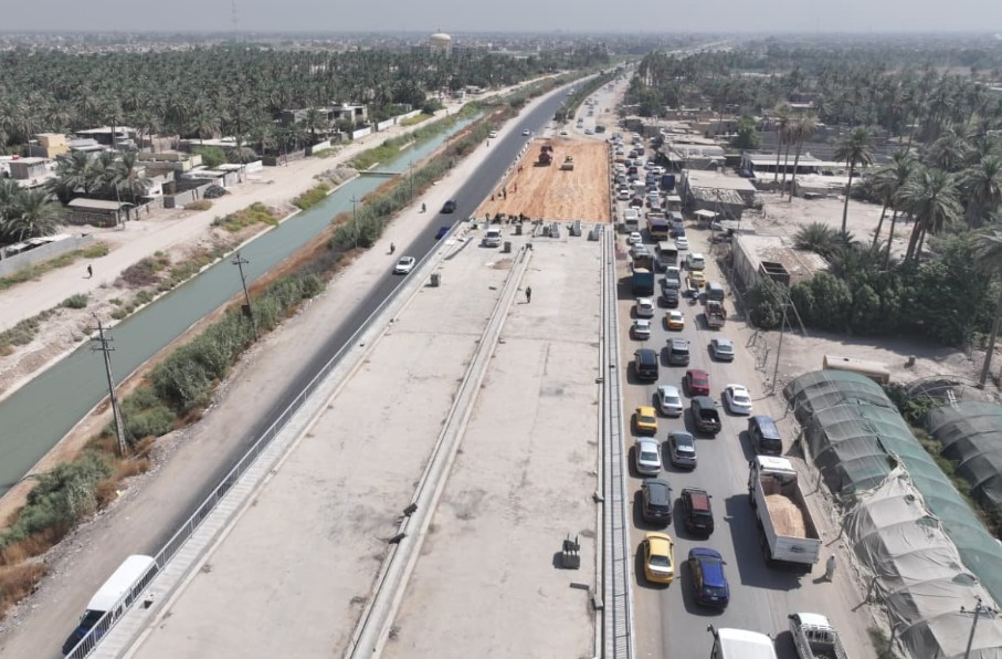 الإعمار: إنجاز مشروع تأهيل طريق بغداد – كربلاء نهاية العام الحالي