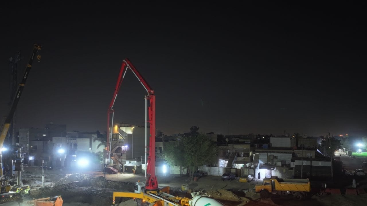 استئناف الأعمال في مشروع مجسر شارع 60 جنوبي بغداد