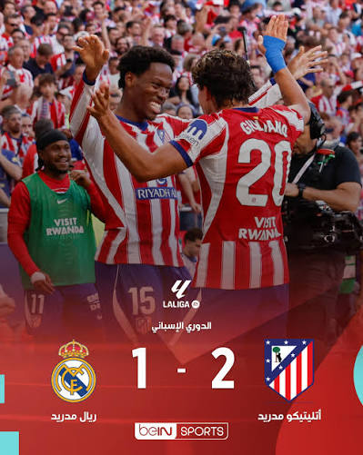 أتليتيكو مدريد يحسم مواجهة الديربي أمام جاره ريال مدريد