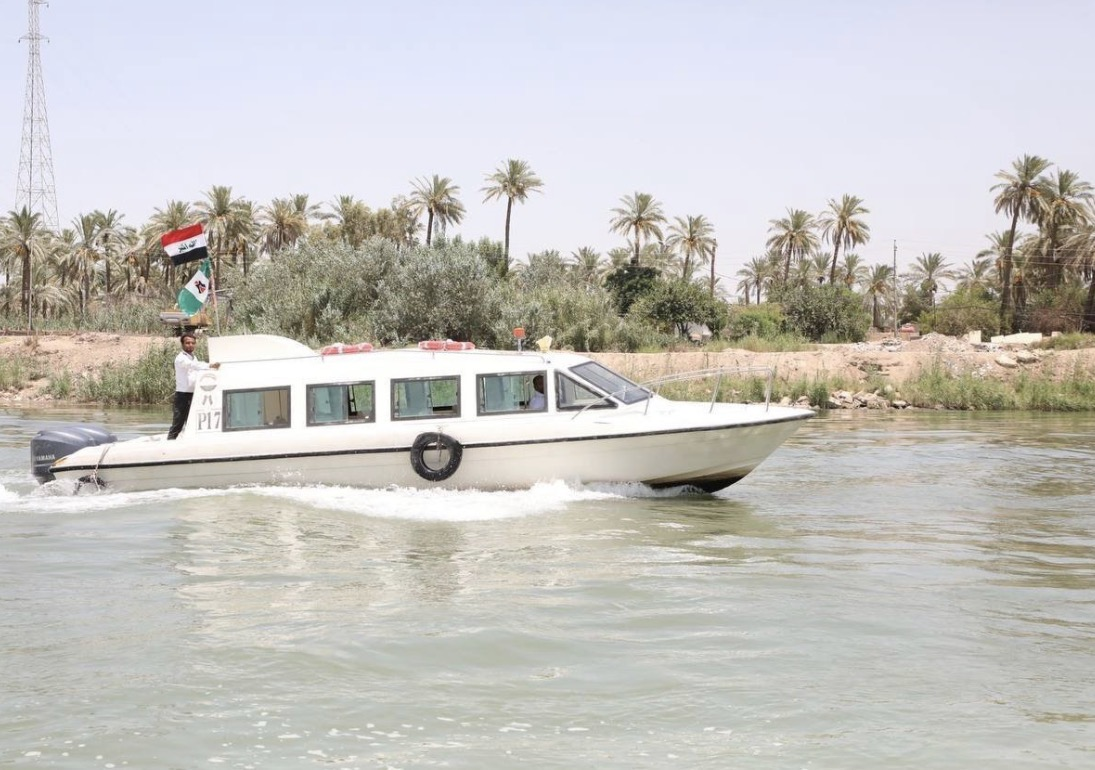 انخفاض المياه يعطل التكسي النهري في بغداد