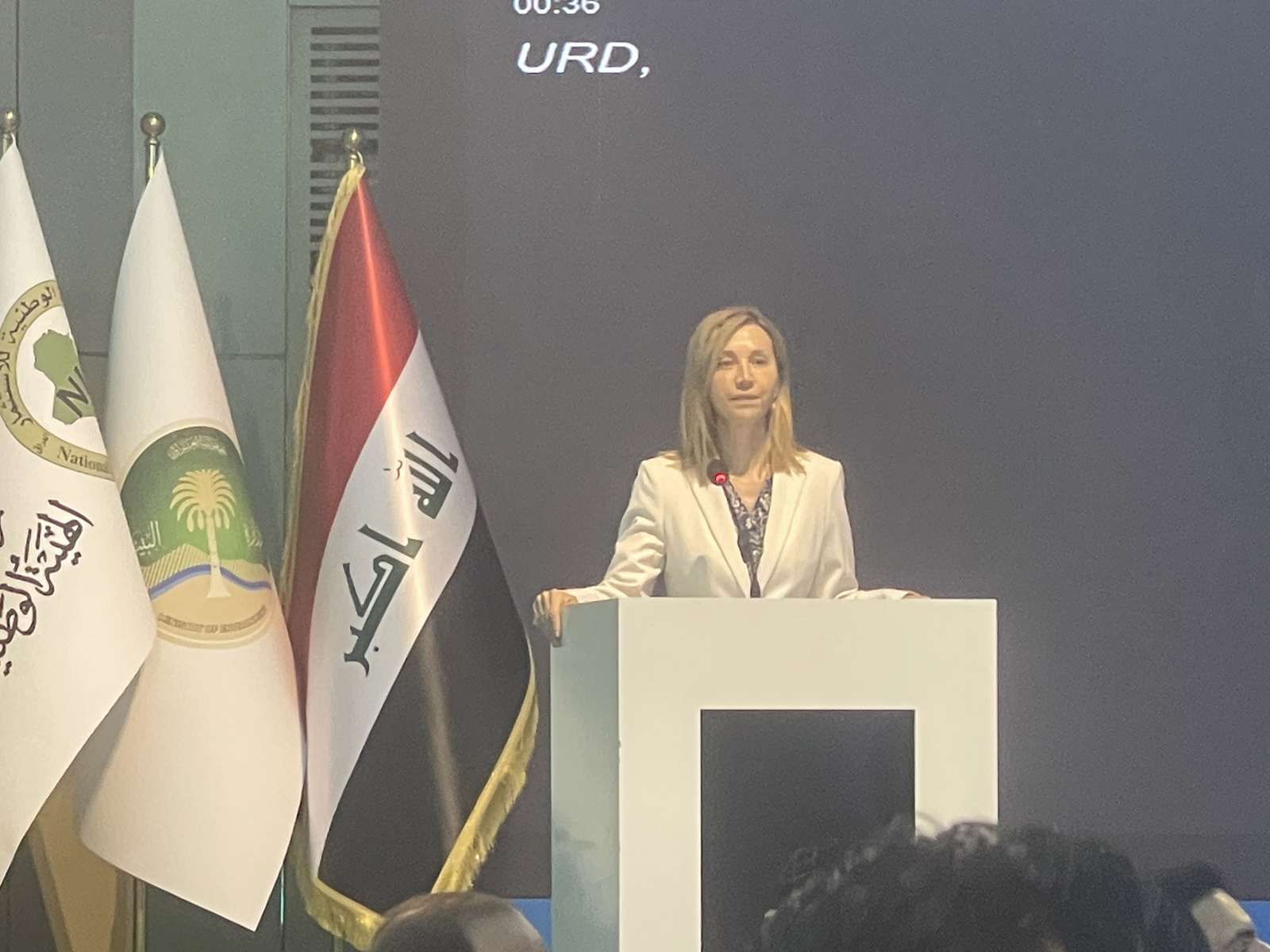 سفيرة اسبانيا : نتطلع للشراكة مع العراق في مشاريع البيئة والاستدامة والمدن الذكية