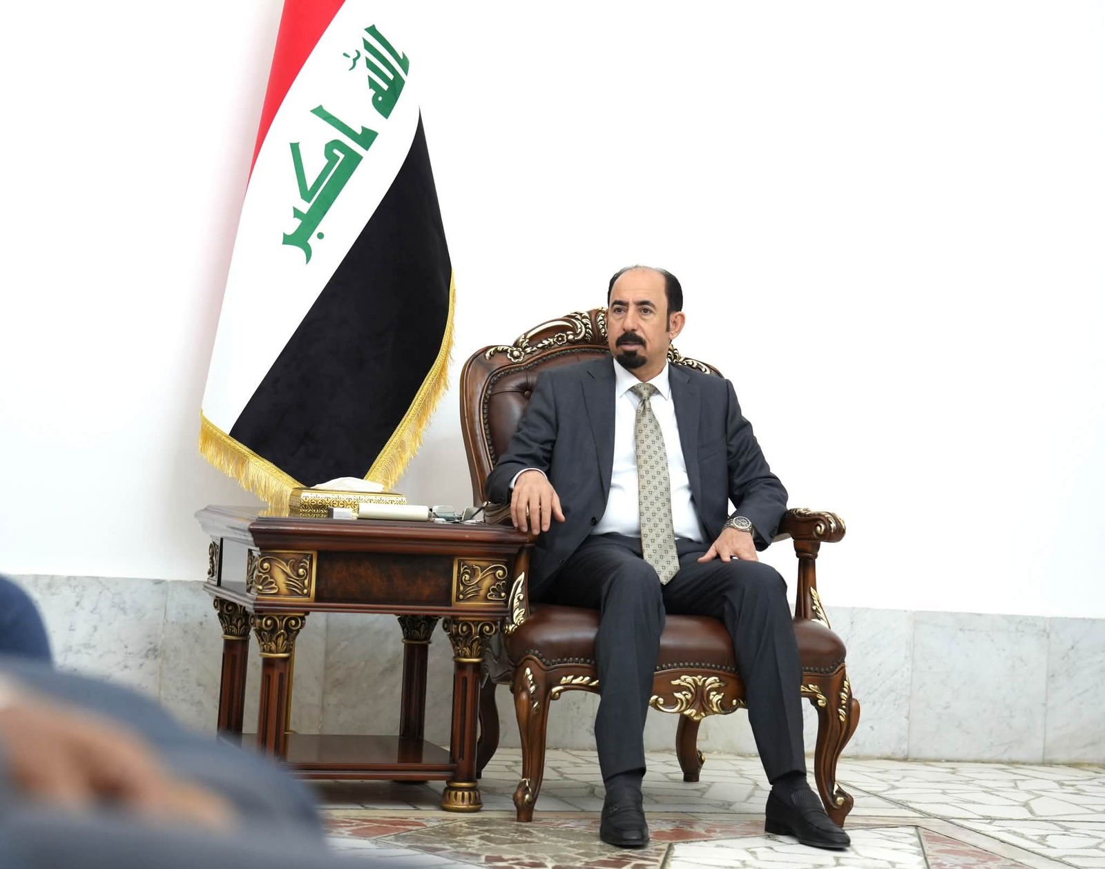في إطار تعزيز أطر التعاون المشترك مع الفعاليات المجتمعية والنخب الوطنية، العلواني، يستقبل “فريق نخبة الأنبار للتنمية المستدامة”.