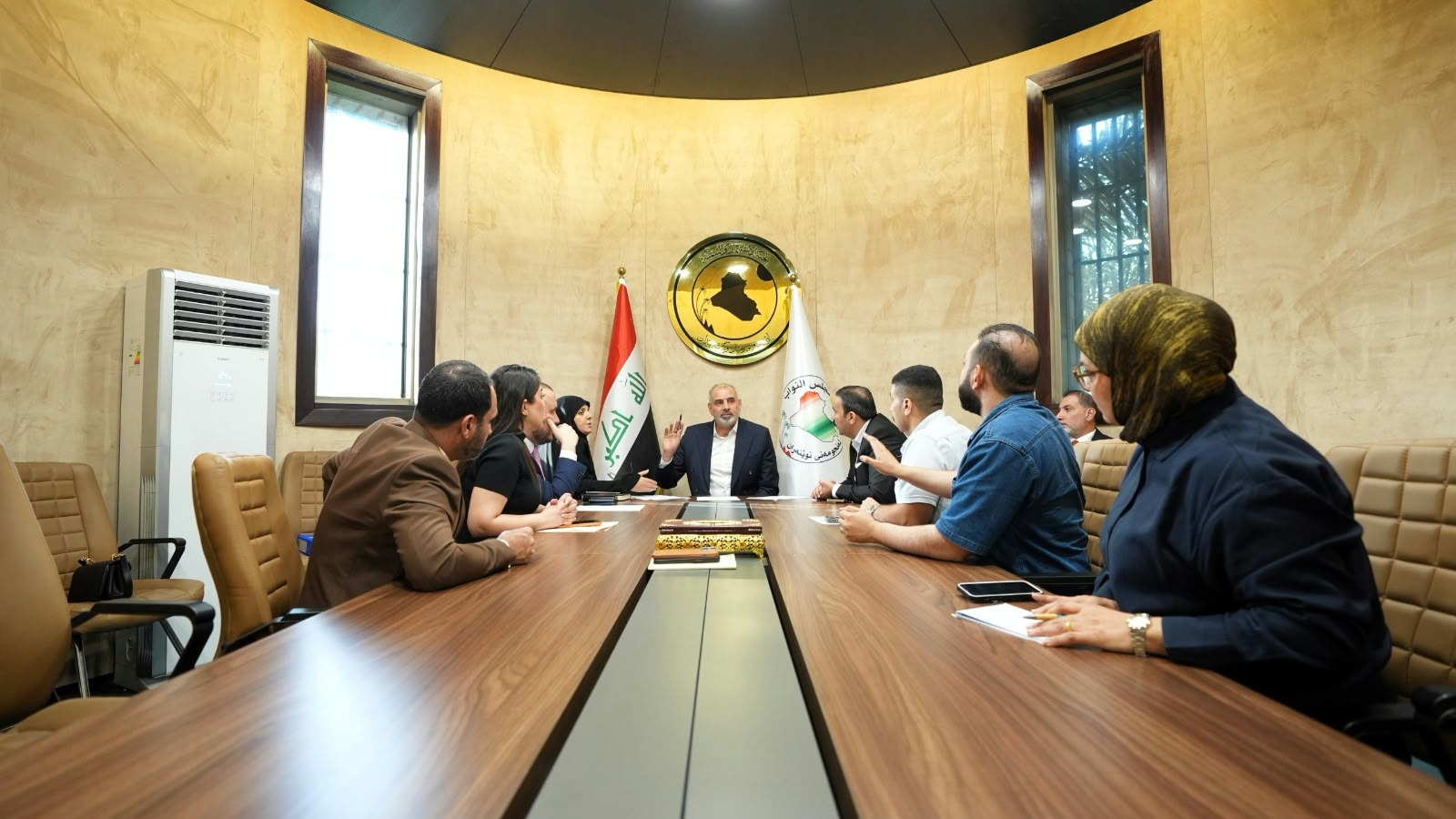 فيحان يؤكد ضرورة اتخاذ اجراءات عاجلة وفاعلة لضبط ايقاع السوق والحفاظ على استقراره