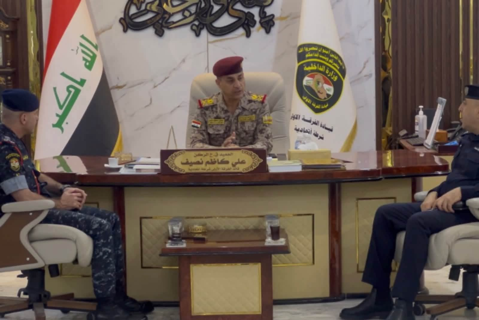 قائد عمليات بغداد يؤكد ضرورة استكمال الجاهزية والاستعداد وتكثيف الجهد الاستخباري