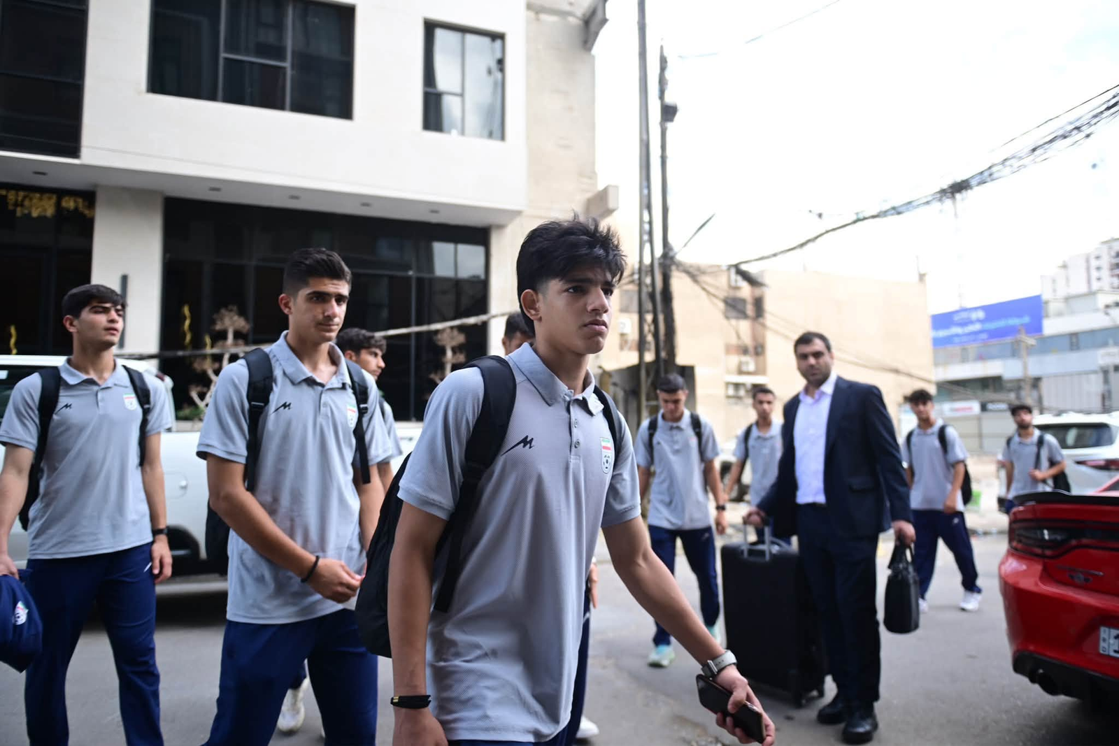 منتخب ناشئة إيران يصل الى بغداد تأهباً لمواجهة منتخبنا ودياً