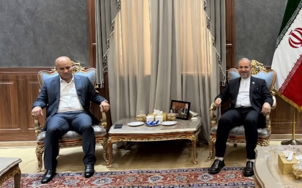 محافظ ديالى يلتقي السفير الايراني في بغداد